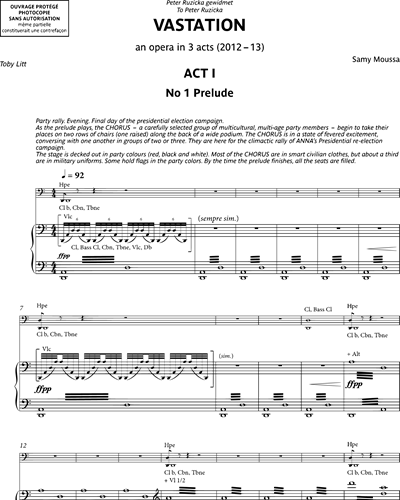 Opera Vocal Score