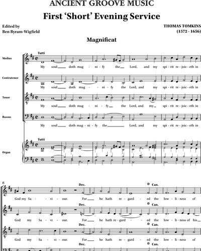 Mixed Chorus & Organ