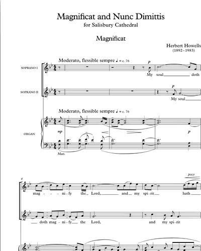 "Magnificat" & "Nunc Dimittis" (Sarum)