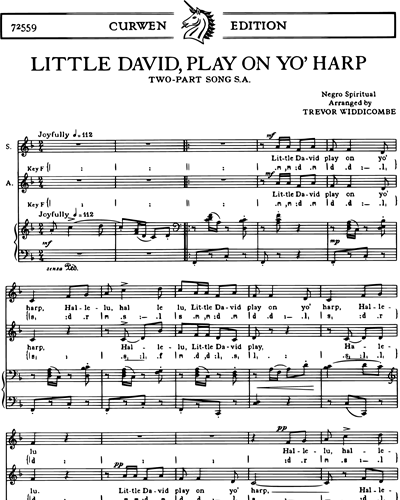 Little David, play on yo' harp