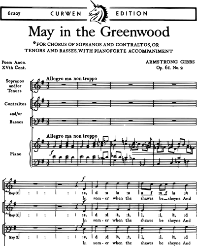 May in the Greenwood, Op. 61 No. 2