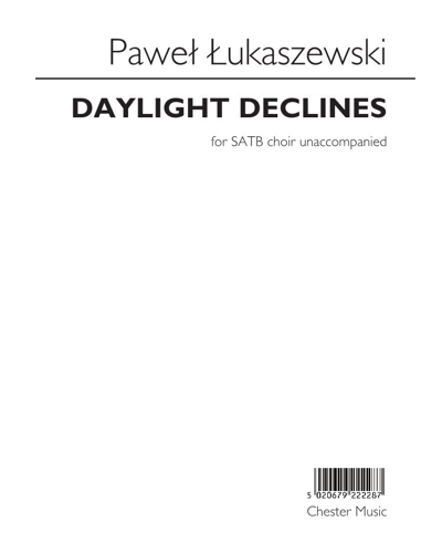 Daylight declines