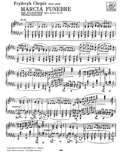 Sonata in Bb minor, op. 35: Funeral March