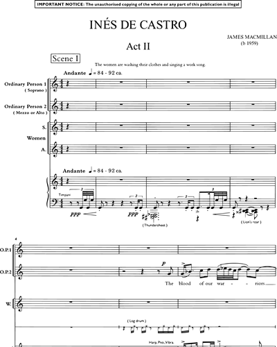 [Act 2] Vocal Score