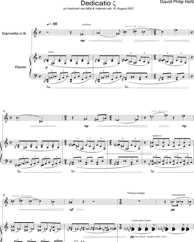Clarinet in Bb & Piano