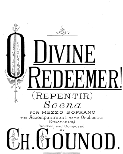 O Divine Redeemer!