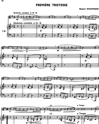 La Clarinette Classique, Vol. A: Première Tristesse