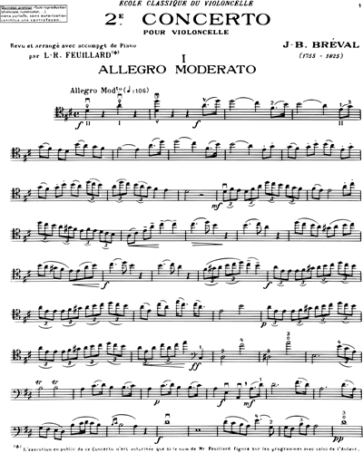 Concerto No. 2 for Cello in D major
