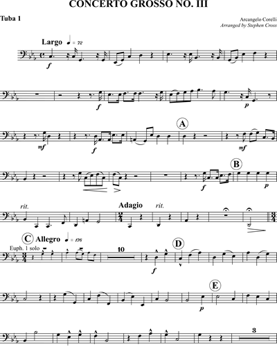 Concerto Grosso in C minor, No. 3