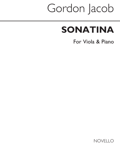 Sonatina for Viola (or Clarinet in A) and Piano