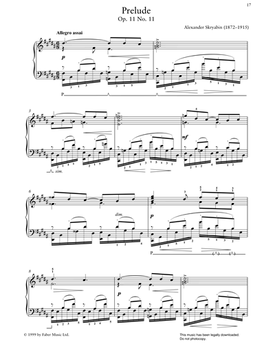 Prelude Op.11, No.11