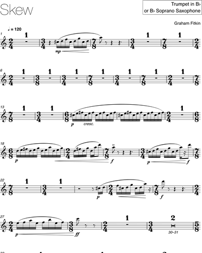 Trumpet/Soprano Saxophone (Alternative)
