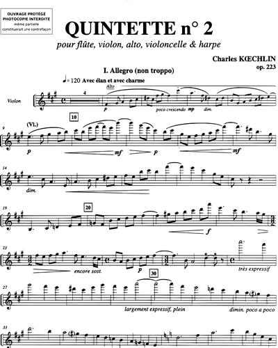 Quintette n. 2 Op. 223