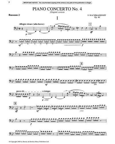Piano Concerto No. 4, op. 40 [First Version]