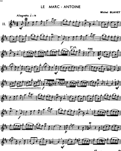 La Flûte Classique, Vol. 4: Le Marc-Antoine