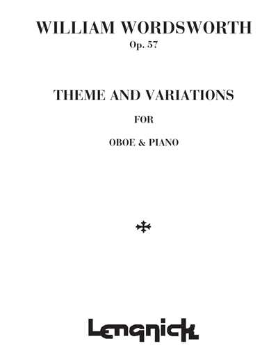 Theme and variations Op. 57