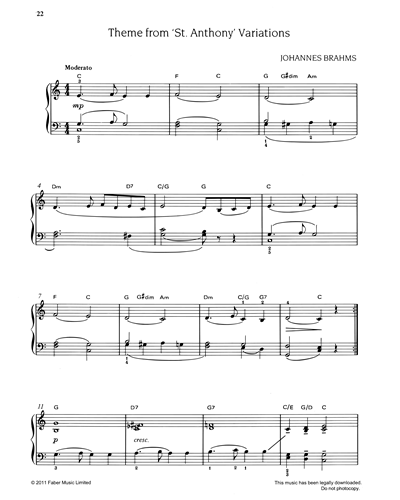 Theme from 'St Anthony' Variations