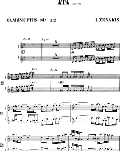 Clarinet I-II