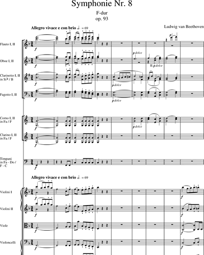 Symphony No. 8 in F major, op. 93
