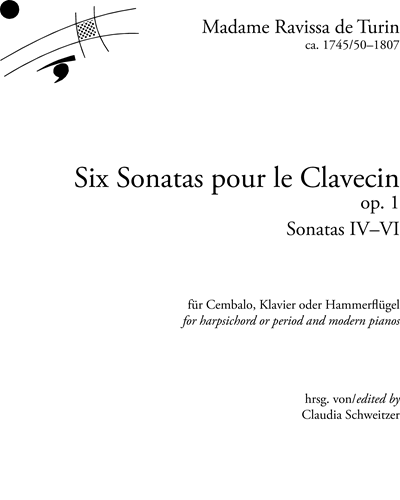 Six Sonatas for the Harpsichord, op. 1 No. 4 - 6