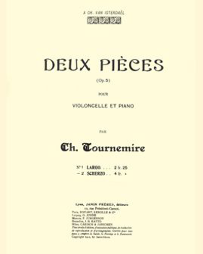 Deux Pièces, op. 5: No. 2 Scherzo