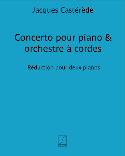 Concerto pour piano & orchestre à cordes - Réduction pour deux pianos