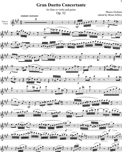 Gran Duetto Concertante, op. 52