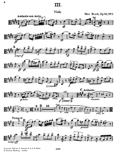 Eight Pieces in C-sharp minor, op. 83/3