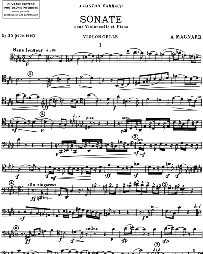 Sonate Op. 20