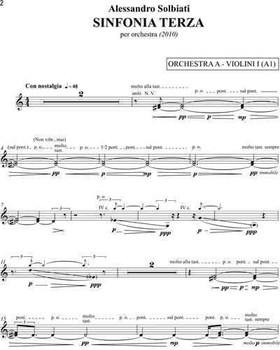 [Orchestra 1] Violin 1 Desk 1