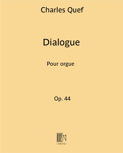 Dialogue (extrait no 3 de "Trois Pièces") Op. 44