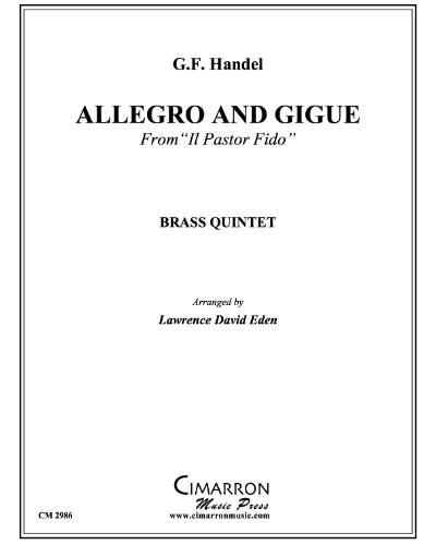 Allegro and Gigue (from 'Il Pastor Fido')