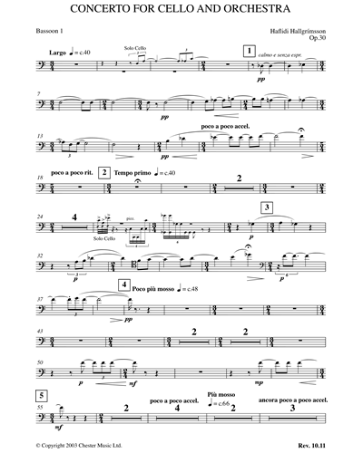 Cello Concerto, Op. 30
