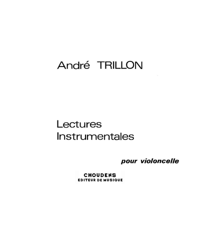 Lectures instrumentales