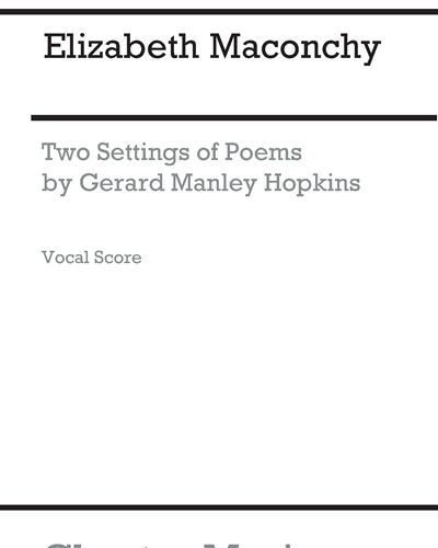 Two Settings of Poems by Gerard Manley Hopkins