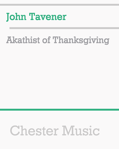 Akathist of Thanksgiving