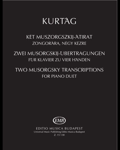 Two Musorgky Transcriptions for Piano Duet
