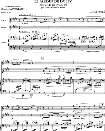 Le Jardin de Dolly (Extrait de "Dolly") Op. 56 No. 3