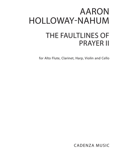 The Faultlines of Prayer [2012 Version]