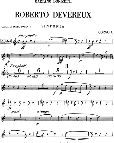 Roberto Devereux - Sinfonia