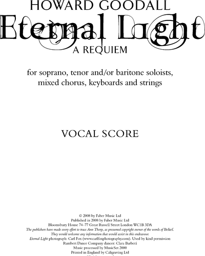 Eternal Light: A Requiem