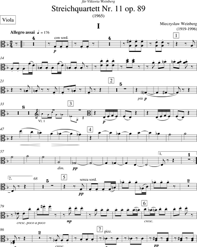 String Quartet No. 11, op. 89