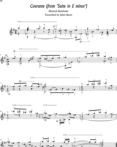 Courante (from ‘Suite in E minor, BWV 996')