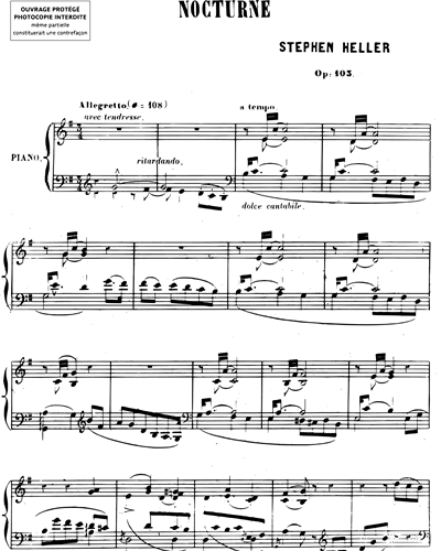 Nocturne n. 3 Op. 103