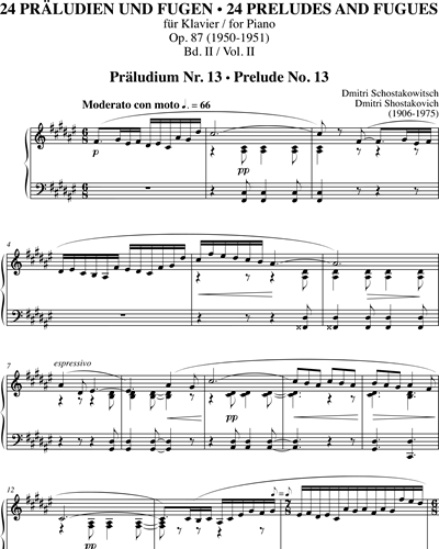 24 Preludes and Fugues, Vol. 2