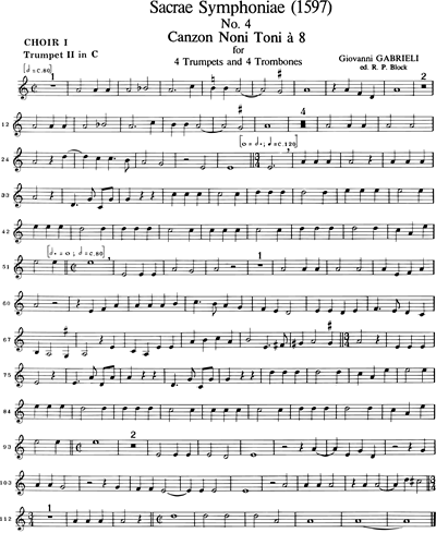 [Choir 1] Trumpet in C 2