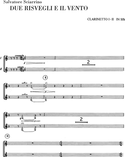 Clarinet 1 & Clarinet 2