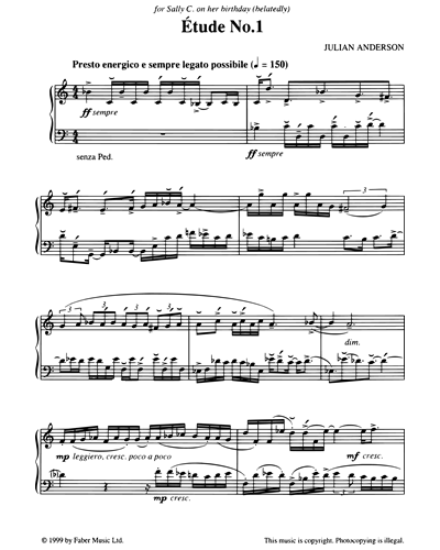Piano Études Nos. 1-3
