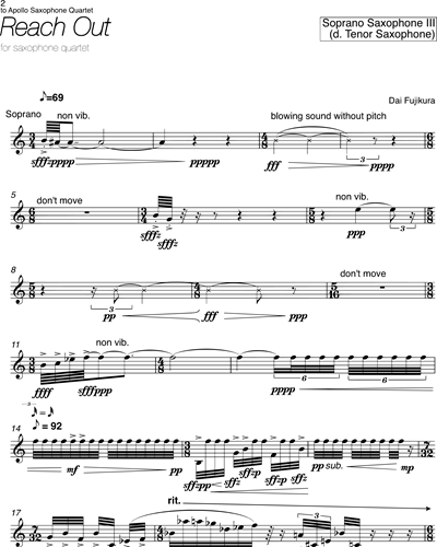 Soprano Saxophone 3/Tenor Saxophone