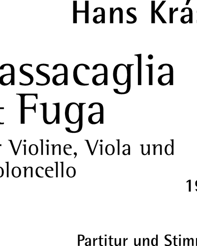 Passacaglia and Fugue